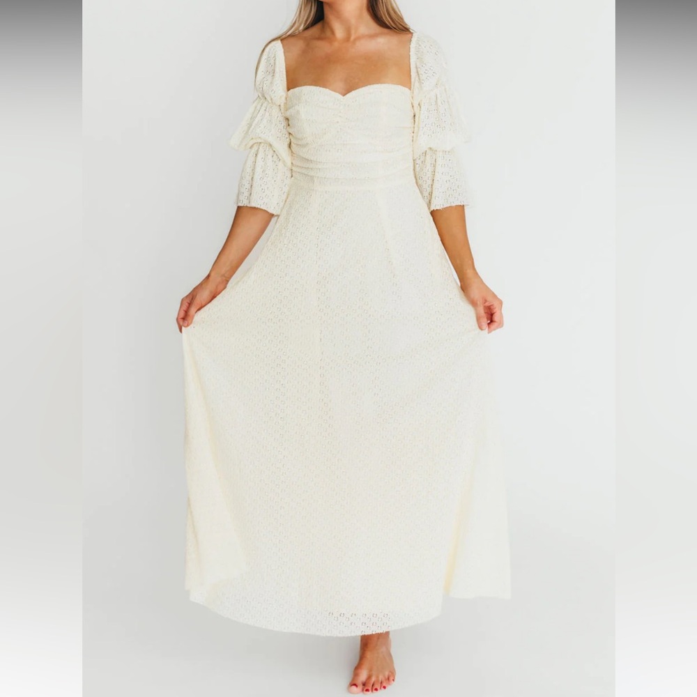 Worth collective maternity Lace Maxi Dress!